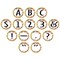 Teacher Created Resources Confetti Circles Accent Letters, 3-1/2 Inches, 216 Pieces